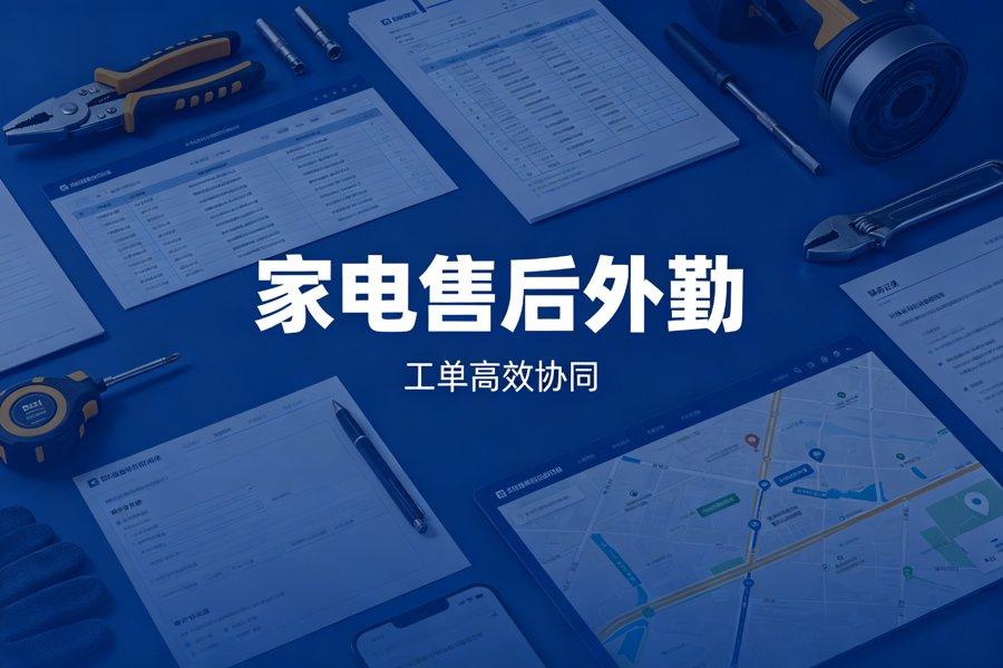 家电安装售后外勤管理解决方案