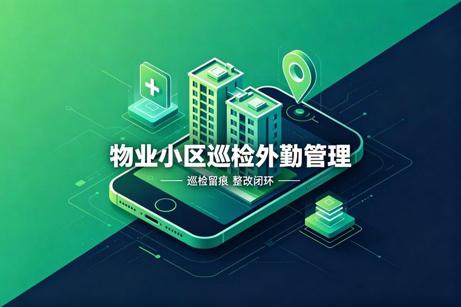 物业小区巡检外勤管理解决方案