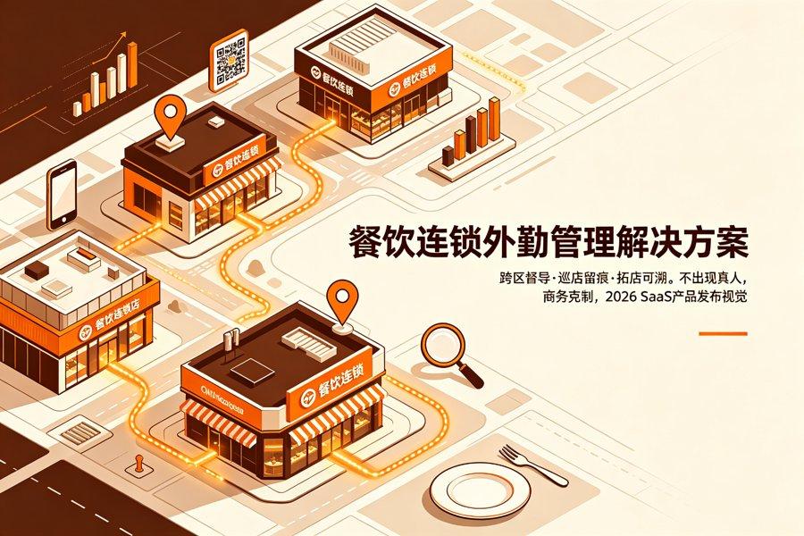 餐饮连锁行业外勤管理解决方案：督导跨区巡店与拓店走访的数字化抓手（2026新版）