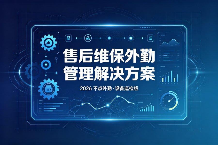 2026售后维保外勤管理解决方案：不点外勤帮设备厂商管好师傅上门这最后一公里（2026新版）