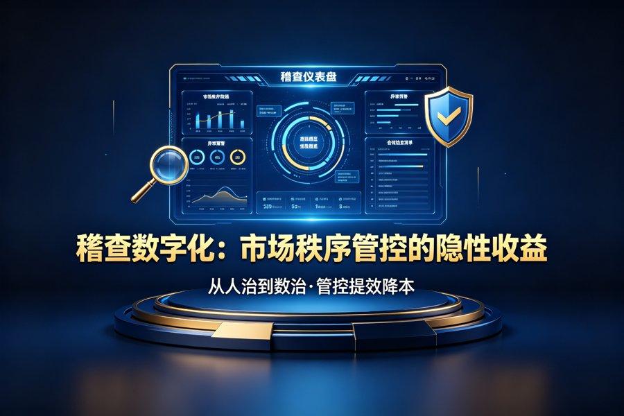 稽查数字化：市场秩序管控的隐性收益