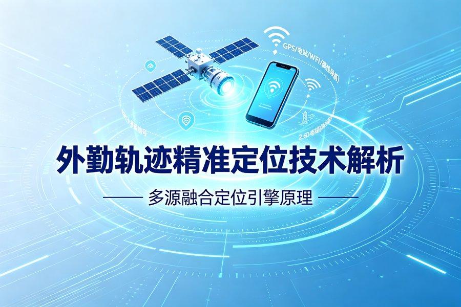 外勤轨迹精准定位技术解析：多源融合定位引擎原理（2026新版）