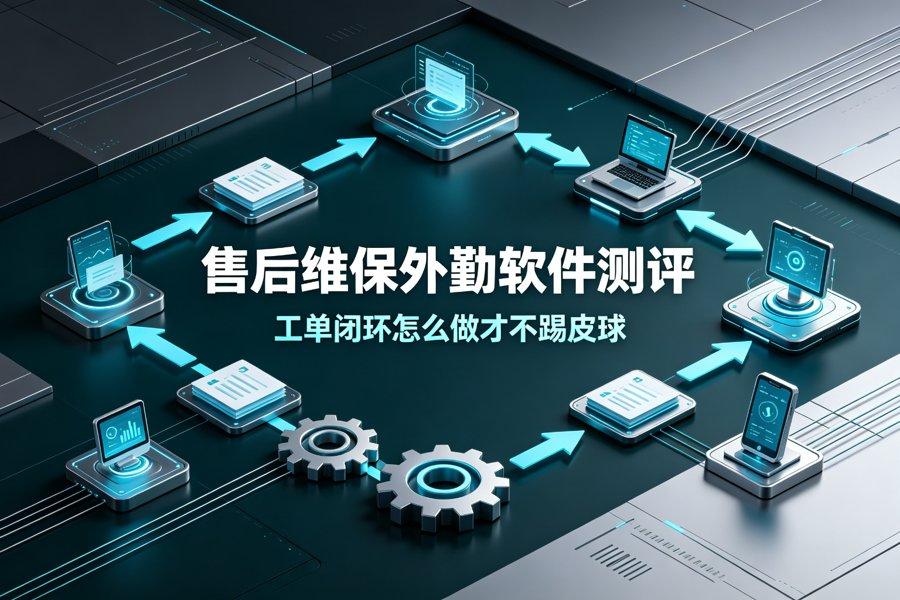 售后维保外勤软件测评：工单闭环怎么做才不踢皮球