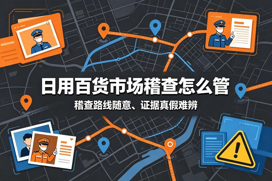 日用百货市场稽查怎么管：稽查路线随意、证据真假难辨